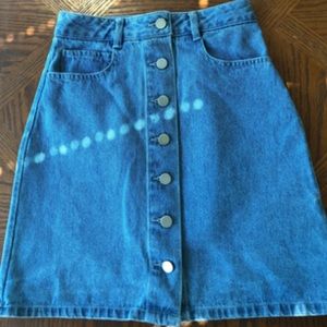 Jean skirt